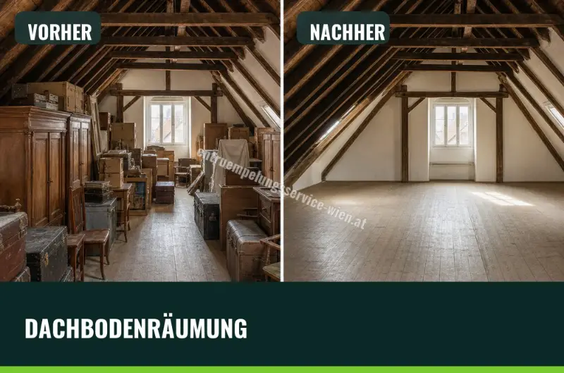 Dachboden Entrümpelung Wien: Dachbodenräumung