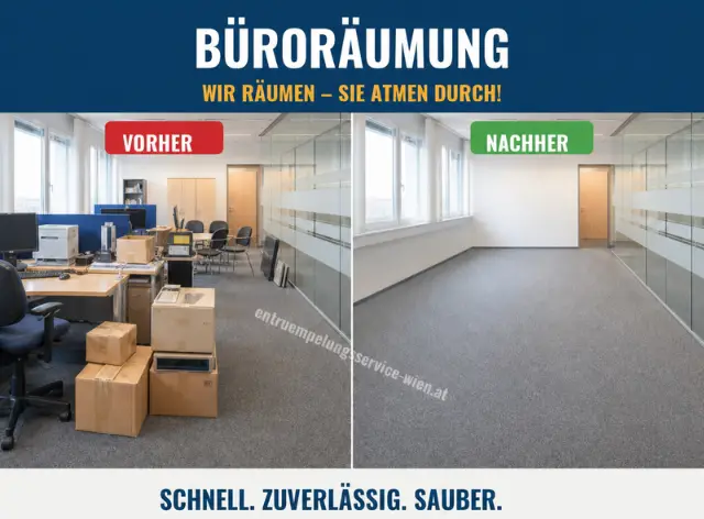 Büroräumung: geräumte Büroräume