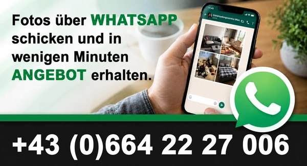 Fotos über WhatsApp senden und in wenigen Minuten ein Angebot erhalten