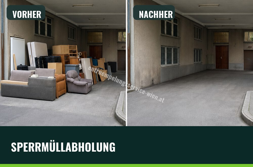 Günstige Entsorgung in Wien: Sperrmüllabholung