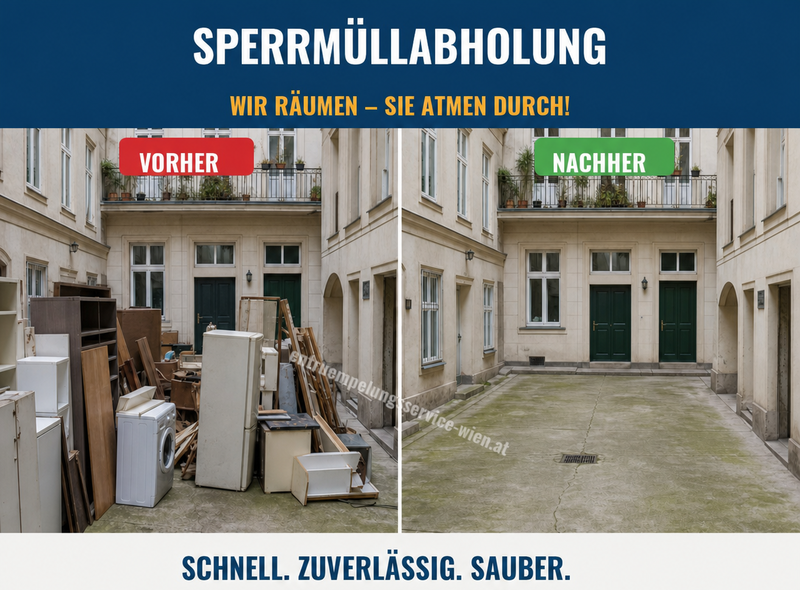 Günstige Entsorgung in Wien: fachgerechte Entrümpelung